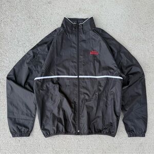 Vintage Sports Illustrated Black Windbreaker - Mens Size XL